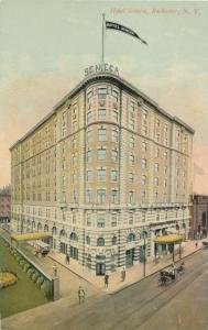 Horse and Carriage at the Seneca Hotel, Rochester, New York - DB