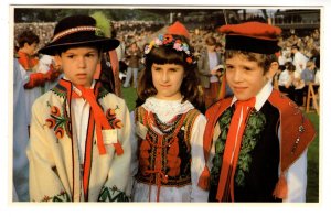 Welcome, Children in Polish, Costume, Crystal Palace, Papal Visit 1982