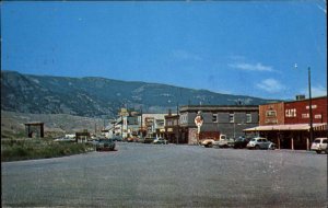 Gardiner Montana MT Main St. Cars 1950s-60s Postcard