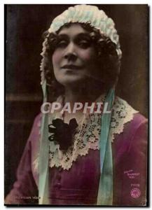 Fantaisie - Femme - Woman with stylish cap CPA (carte hongroise Hongrie Hungary)