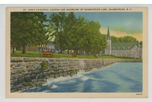 NY - Skaneateles. St. James Episcopal, Skaneateles Lake Shoreline