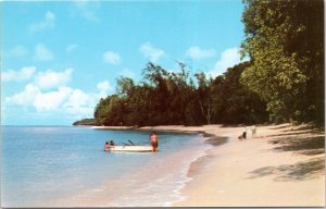 Postcard Barbados - Beach Scene, St. James