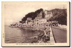 Old Postcard The French Riviera Bandol Var Corniche East Coast La Reserve