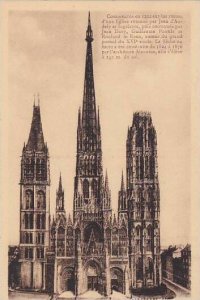France Rouen Cathedrale Vue d'ensmble