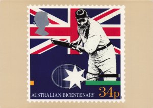 WG Grace Victorian Cricket Legend Royal Mail Stamp Ltd Postcard