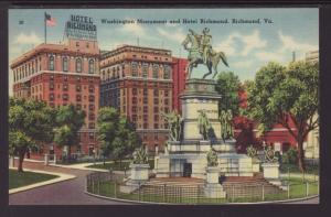 Washington Monument and Hotel Richmond,Richman,VA