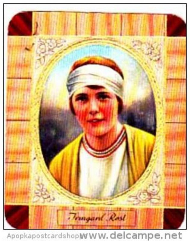 Garbaty German Cigarette Card Filmstars No 211 Irmgard Rost