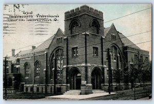c1914 Zanesville Ohio Postcard New Methodist Protestant Church Chapel Building