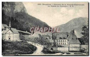 Old Postcard Dauphine Convent Of The Facade Of The Grande Chartreuse sleep it...