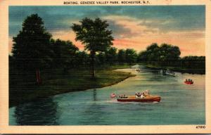 New York Rochester Boating At Genesee Valley Park