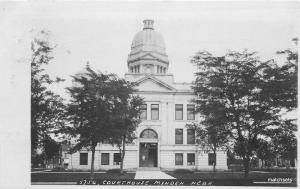 Court House MINDEN NEBRASKA RPPC Postcard 857