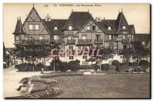 Old Postcard Cabourg The Normandy Hotel