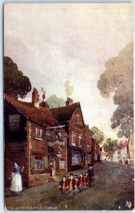 Postcard - The Leather Bottle - Cobham, England