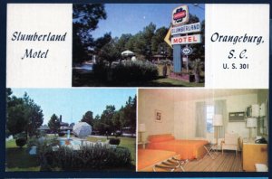 South Carolina ORANGEBURG Slumberland Motel U.S. Highway 301 - Chrome