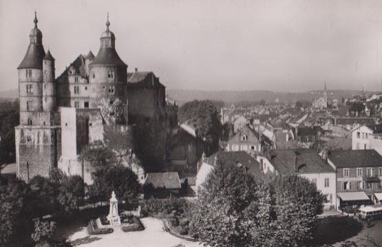 Montbeliard Grands Jardins Aerial French Real Photo Postcard