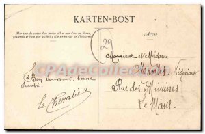 Postcard Old Mill Pond Quimper Three Colors