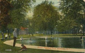 Brown Square Wading Pool at Rochester, New York - pm 1913 - DB