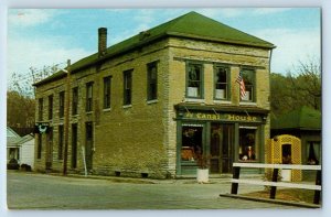 Metamora Indiana Postcard Canal House Landmark Building Canal Era 1960 Unposted