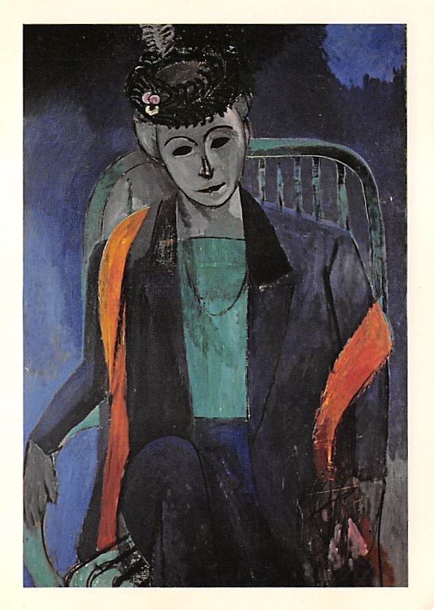 Artist Henri Matisse Artist Henri Matisse, Portrait Of The Artist Wife ...