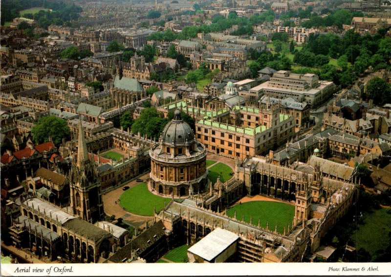 England Oxford Aerial View 1989