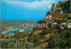 Postcard Modern Kythera Fortress and Capsali