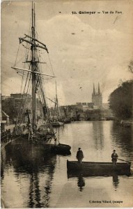 CPA QUIMPER - Vue du Port (458362)