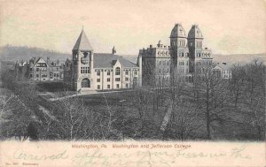 Washington and Jefferson College Washington Pennsylvania 1906 postcard