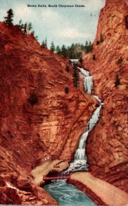 Colorado South Cheyenne Canyon Seven Falls 1909