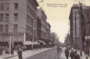 1909 TORONTO CANADA Queen Street from City Postcard