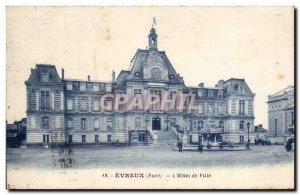 Old Postcard Evreux L & # City 39hotel