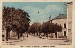 CPA CASTELJALOUX (Lot-et-Gar.) - Route de BORDEAUX (650726)