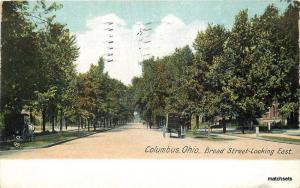 1906 Columbus Ohio Broad Street East Leighton undivided postcard 8370