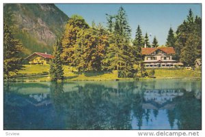 SWITZERLAND, 1900-1910´s; Blausee, Lake Scene