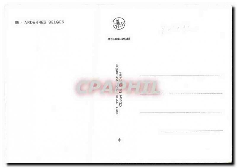Postcard Modern Belgian Ardennes