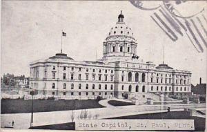 Minnesota Saint Paul State Capitol 1907
