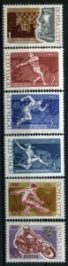 506874 USSR 1967 year sport motorcycles gymnastics checkers