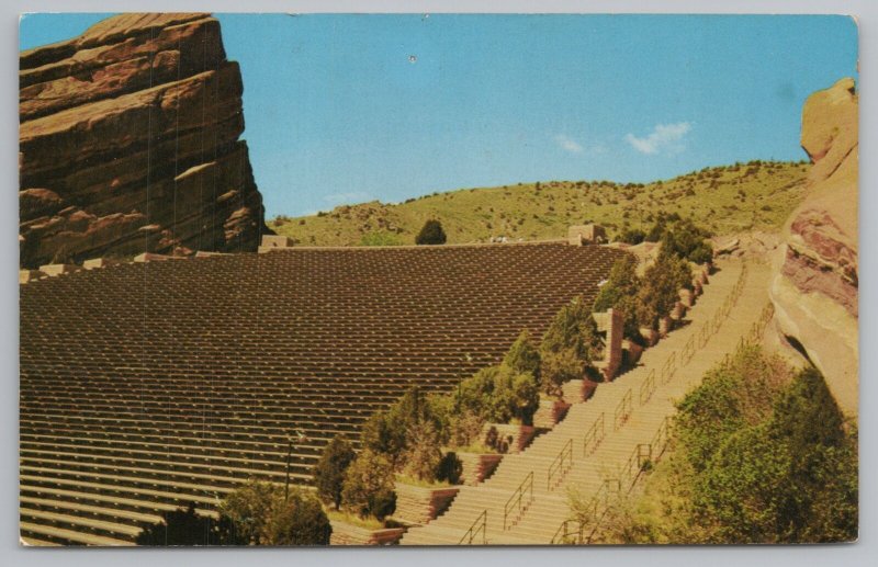 Denver Mt Parks Colorado~Red Rocks Theatre~Vintage Postcard 