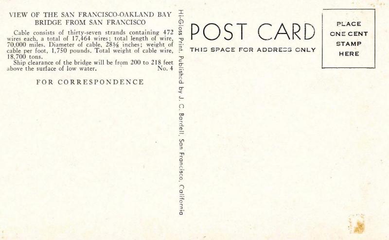 CA - San Francisco. Oakland Bay Bridge