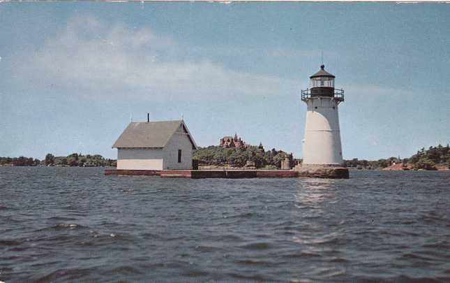 Rock Island Light House - in Saint Lawrence River NY, New York