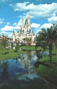 Walt Disney World Cinderella Castle Vintage Postcard B94