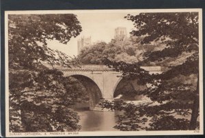 Co Durham Postcard - Durham Cathedral & Prebend's Bridge   RS16449