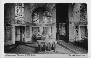 Istanbul Turkey Topkai Palace Bagdat Kosku Interior Real Photo Postcard J79450