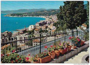 VARAZZE, East Panorama, Savona, Liguria, Italy, 50-70s