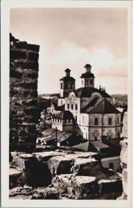 Russia Smolensk Oblast Blick zur Tifenskije Kirche Vintage RPPC C068