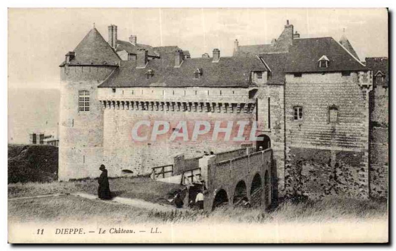 Dieppe - Le Chateau - Old Postcard