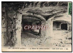 Old Postcard The Little Andely Ruins of Chateau Gaillard 13th Room