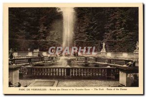 Versailles - Parc of Versailles - Le Bassin des Doms - Fountains - Old Postcard