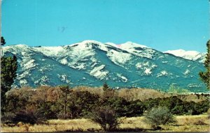 Mount Yale Middle Peak Collegiate Buena Vista Colorado CO Cancel Postcard WOB 