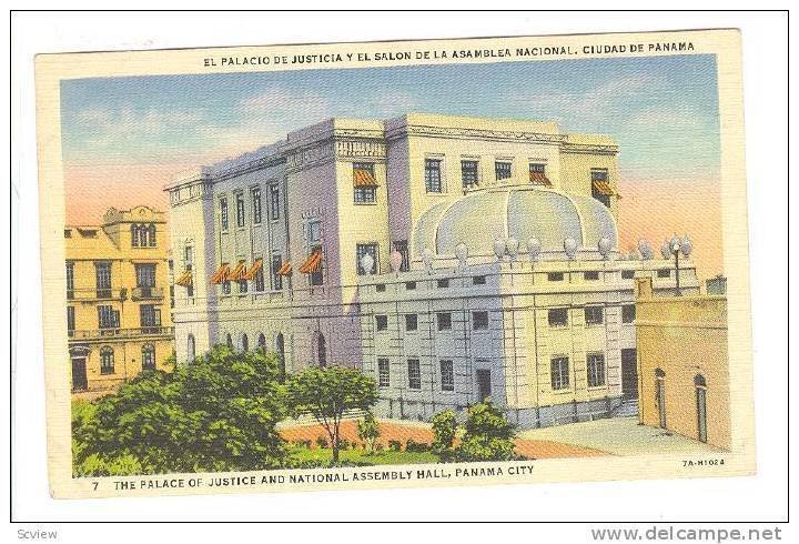 The Palace Of Justice & National Assembly Hall, Panama City, Panama, 1930-1940s