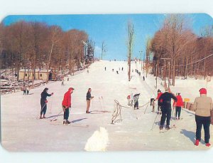 Chrome SKIING SCENE Grossinger - Liberty In Catskills New York NY AG5350